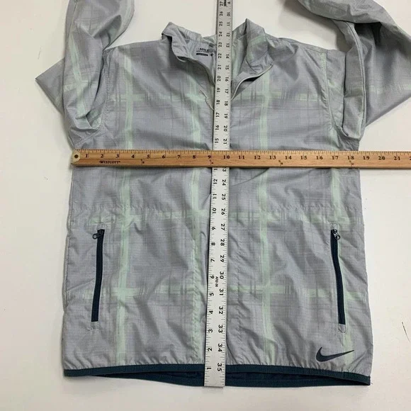 Nike Golf Jacket Youth Girl M Medium Purple Windbreaker Half Zip Water Resistant